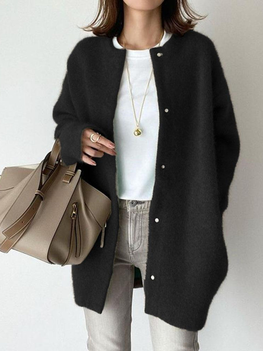 Long Sleeve Button Front Cardigan